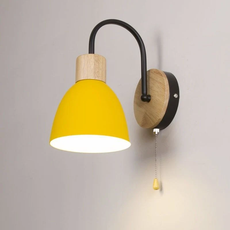 Moderne Holz Wandlampe