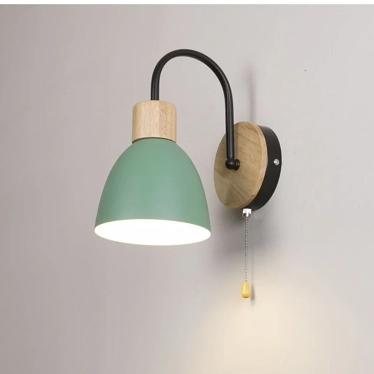 Moderne Holz Wandlampe