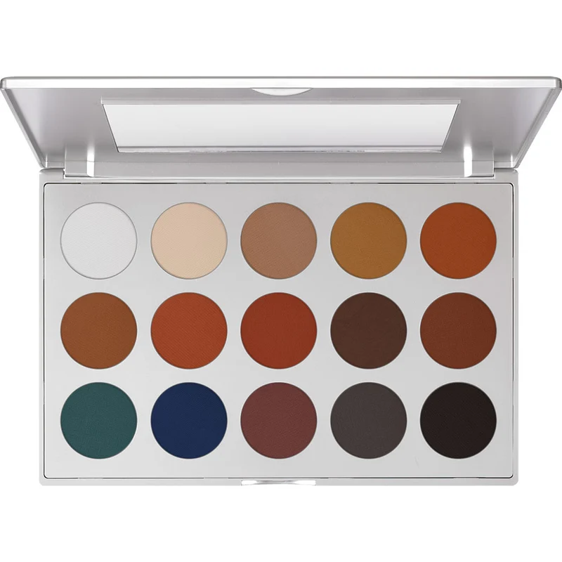 Kryolan Eye Shadow Spiegel-Palette 15 Farben