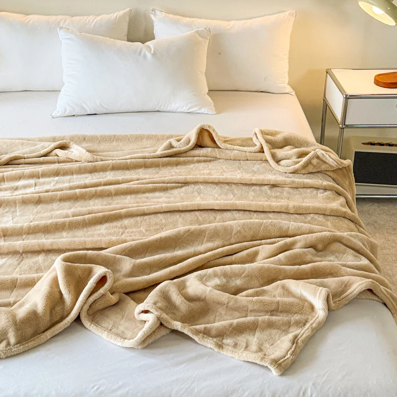 Plüsch Fleece Wurfdecke