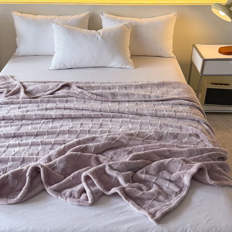 Plüsch Fleece Wurfdecke