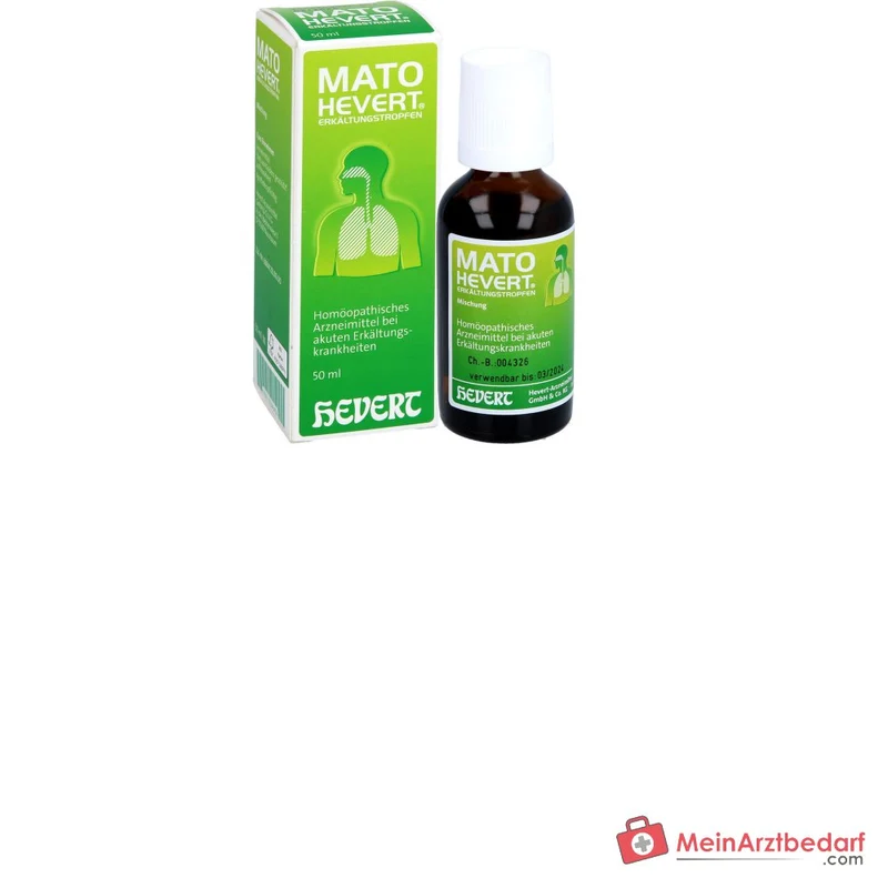 Hevert Mato Hevert Erkältungstropfen Tropfen, 50 ml