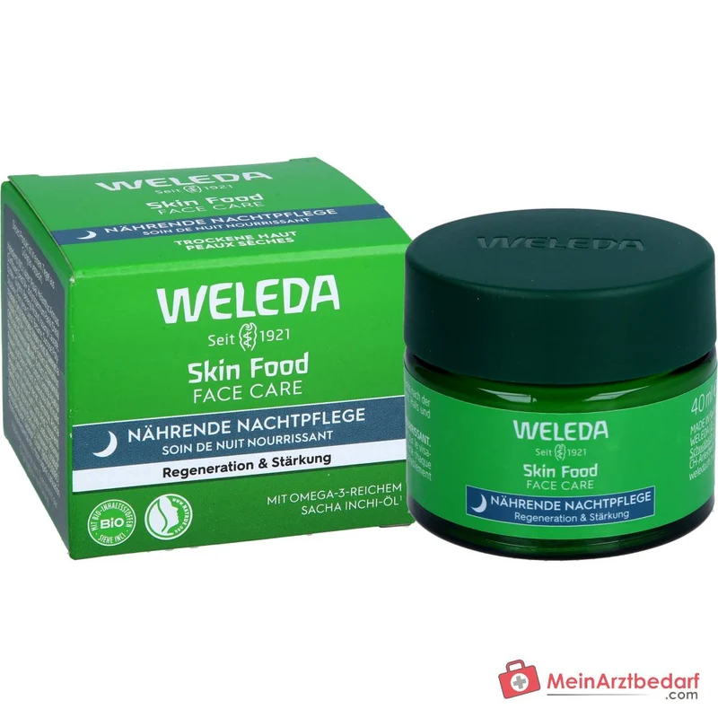 Weleda Skin Food Nährende Nachtpflege Gesichtscreme, 40 ml