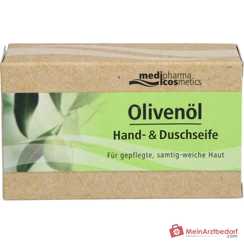 medipharma cosmetics Olivenöl Hand- und Duschseife, 100 g