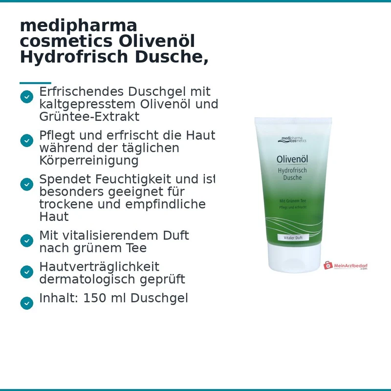 medipharma cosmetics Olivenöl Hydrofrisch Dusche, 150 ml