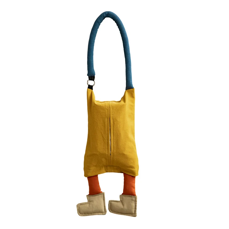 Schultertasche mit spielerischem Plüsch-Anhänger und gepolstertem Tragegriff