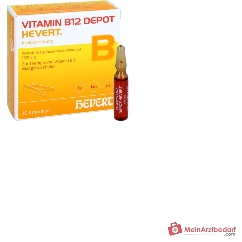 Hevert Vitamin B12 Depot, 10 Ampullen