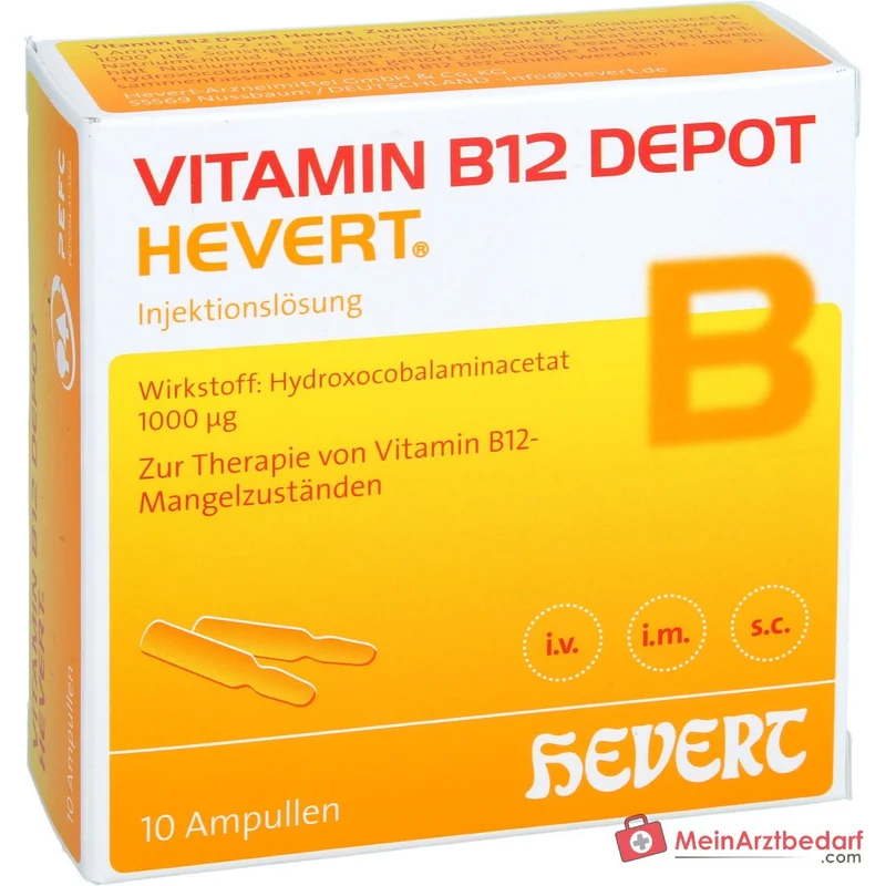 Hevert Vitamin B12 Depot, 10 Ampullen