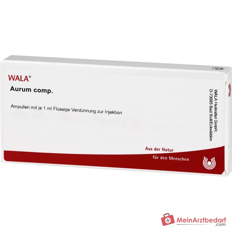 WALA Aurum comp. Ampullen, 10 x 1 ml