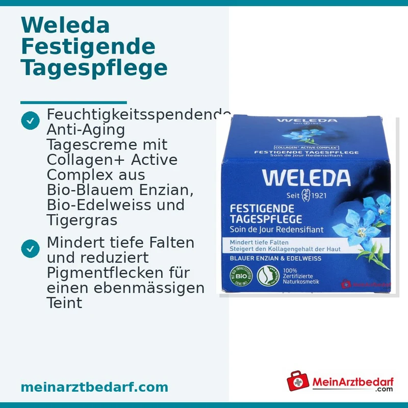 Weleda Festigende Tagespflege Blauer Tagescreme, 40 ml