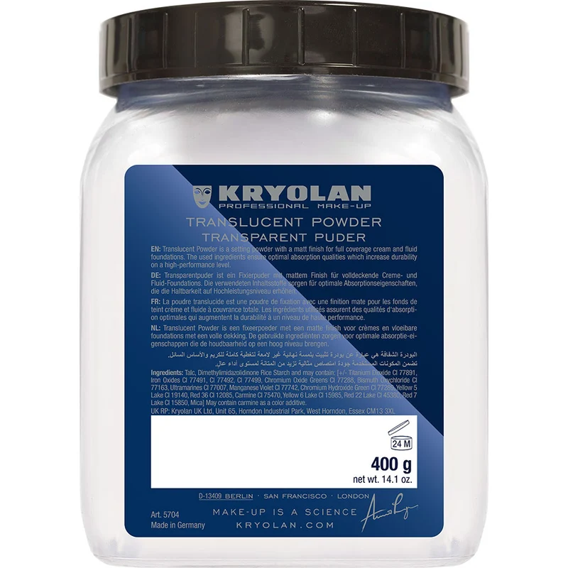 Kryolan Transparentpuder 400 g