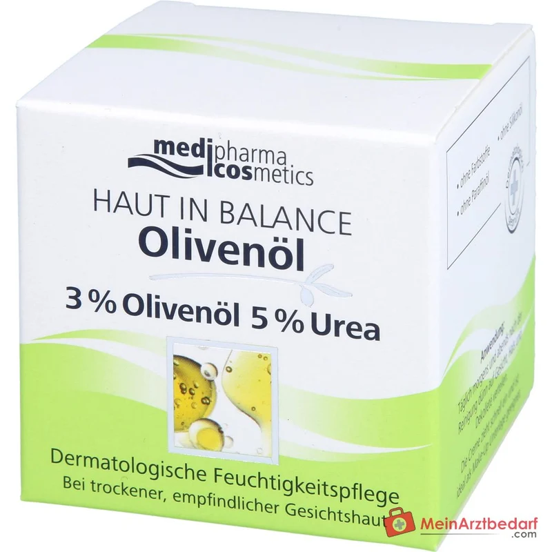 medipharma cosmetics Haut in Balance Olivenöl Feuchtigkeitspflege Creme, 50 ml