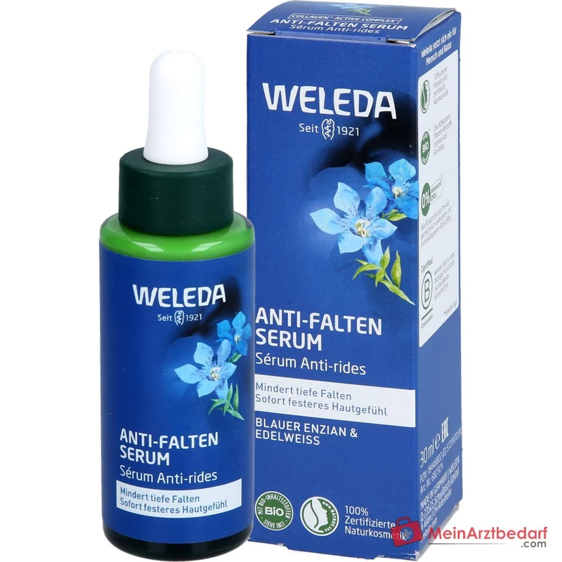 Weleda Anti-Falten Serum Blauer Enzian & Edelweiss, 30 ml