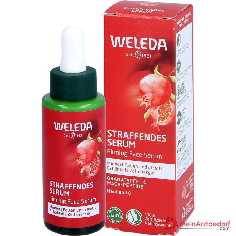 Weleda Straffendes Gesichtsserum Granatapfel & Maca-Peptide, 30 ml