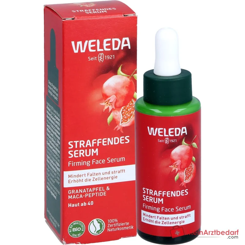 Weleda Straffendes Gesichtsserum Granatapfel & Maca-Peptide, 30 ml