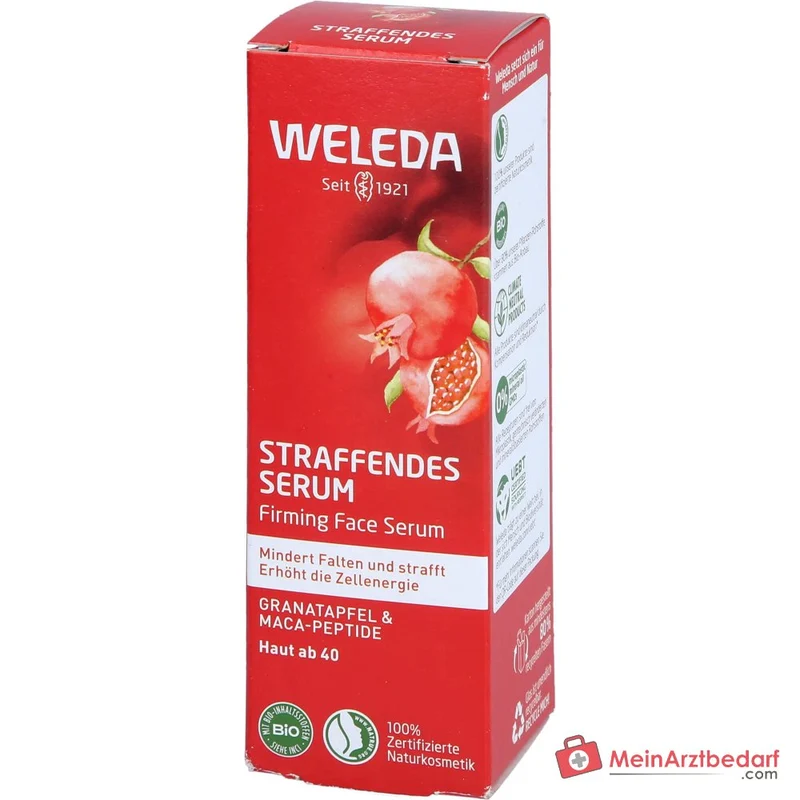 Weleda Straffendes Gesichtsserum Granatapfel & Maca-Peptide, 30 ml