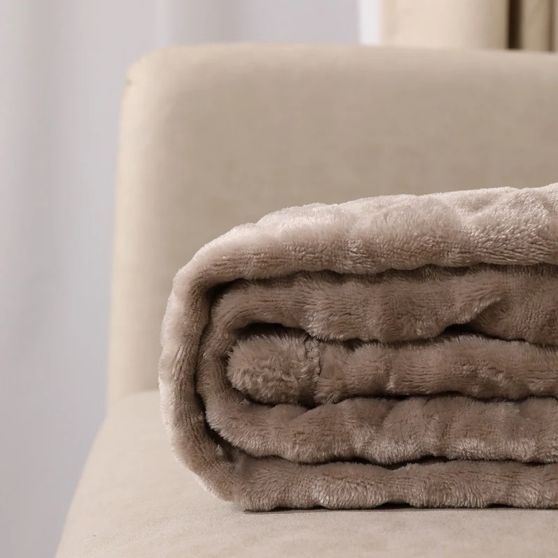 Premium Fleece Diamantgequiltete Wurfdecke