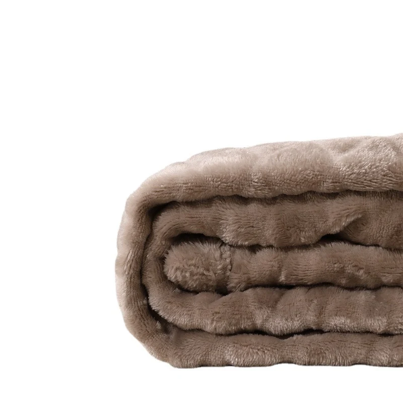 Premium Fleece Diamantgequiltete Wurfdecke