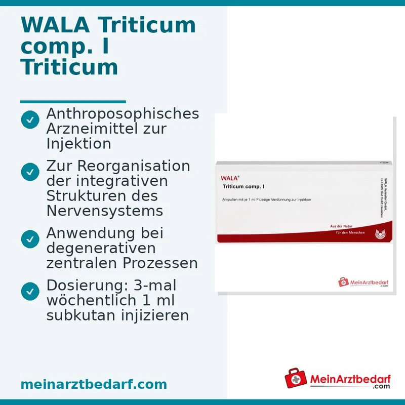 WALA Triticum comp. I Injektionslösung, 10 x 1 ml