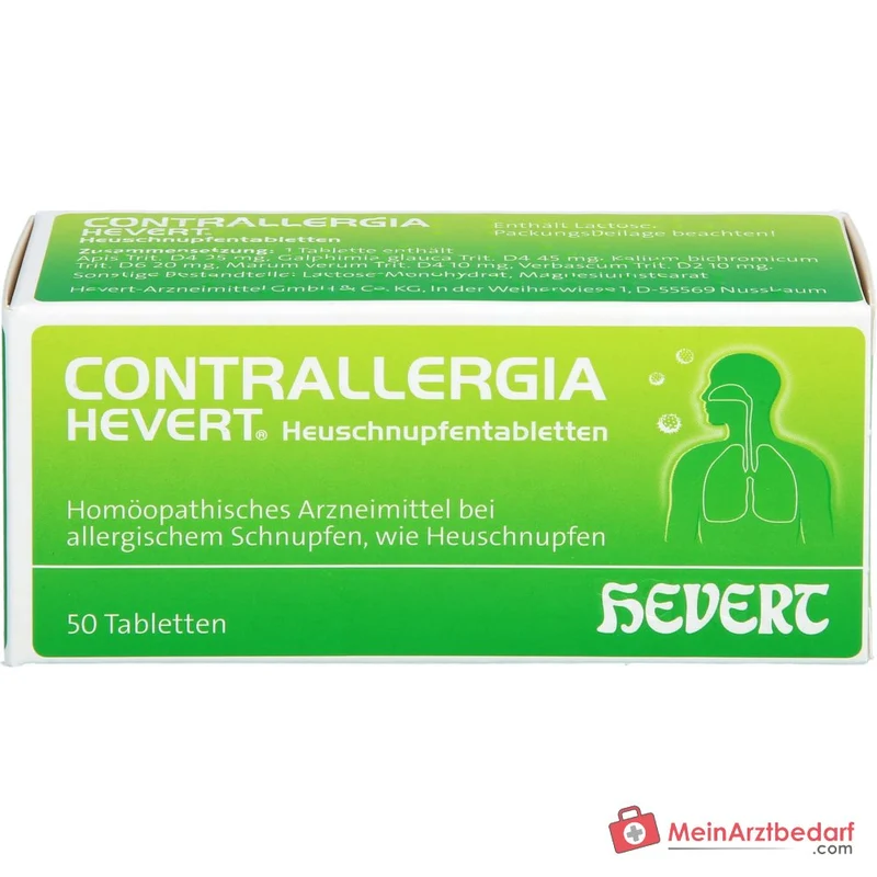 Hevert Contrallergia Heuschnupfentabletten, 50 St.