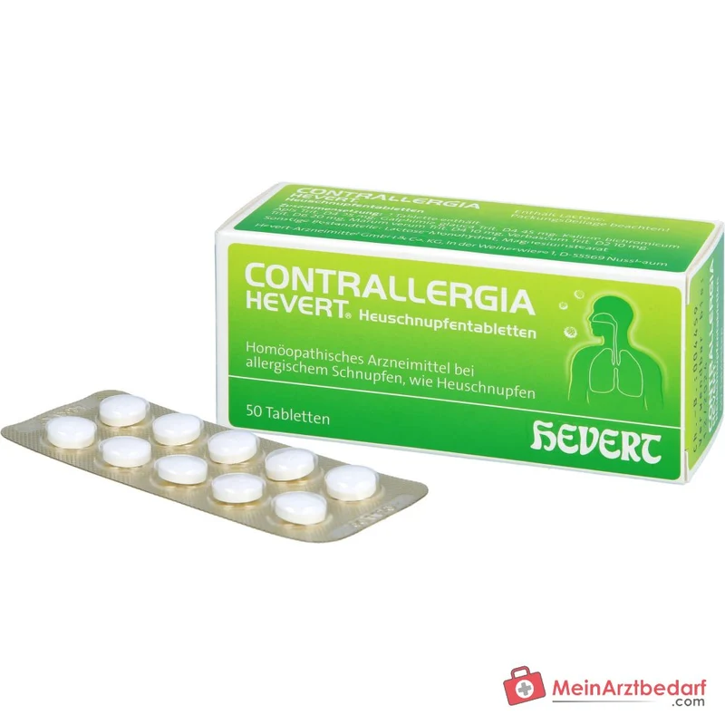 Hevert Contrallergia Heuschnupfentabletten, 50 St.