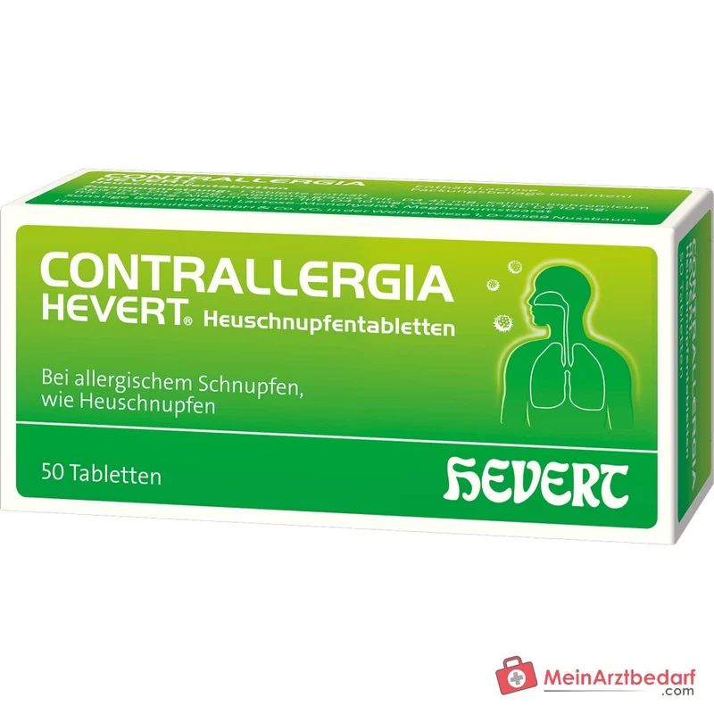 Hevert Contrallergia Heuschnupfentabletten, 50 St.