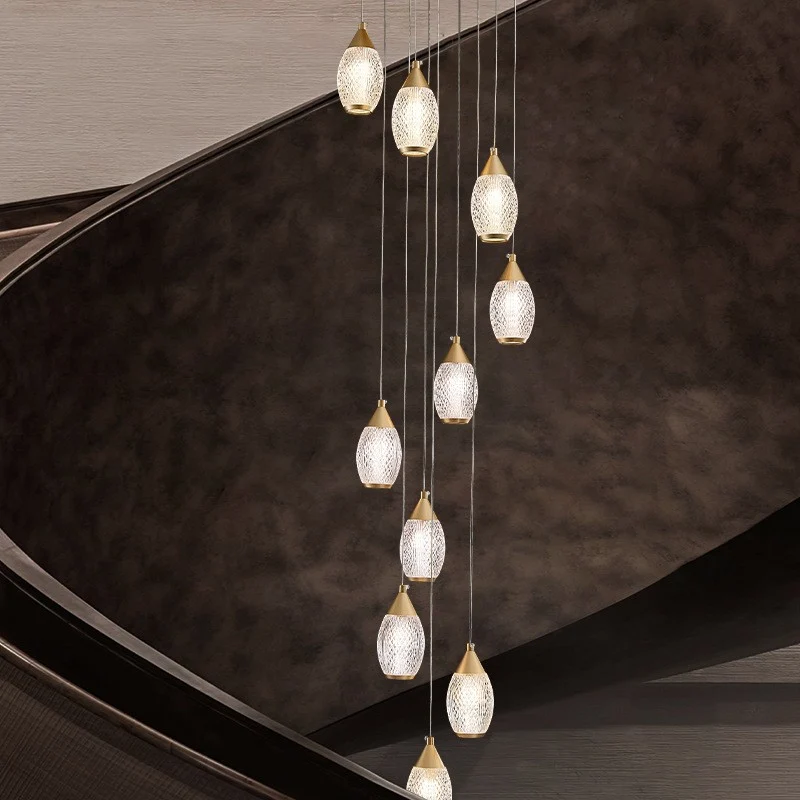 Elegante Mehrschichtige Pendelleuchte