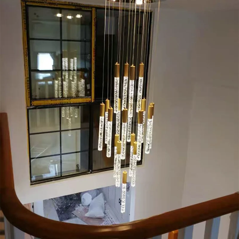 Elegante Kristallpendelleuchte