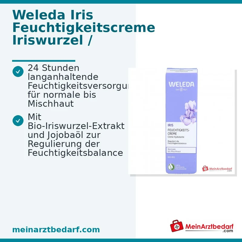 Weleda Iris Feuchtigkeitscreme, 30 ml
