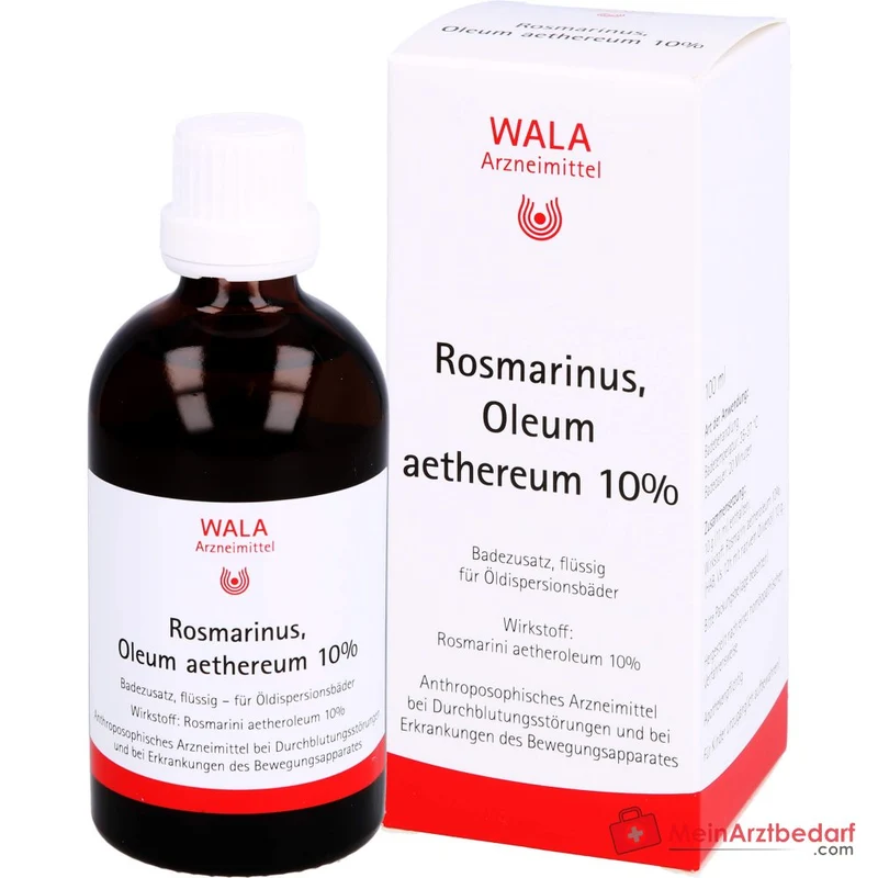 WALA Rosmarinus Oleum aethereum 10% Rosmarinöl Badezusatz, 100 ml