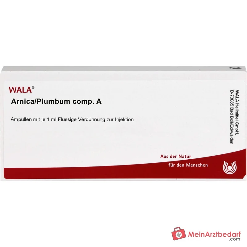 WALA Arnica/Plumbum comp. A, 10 x 1 ml Ampullen