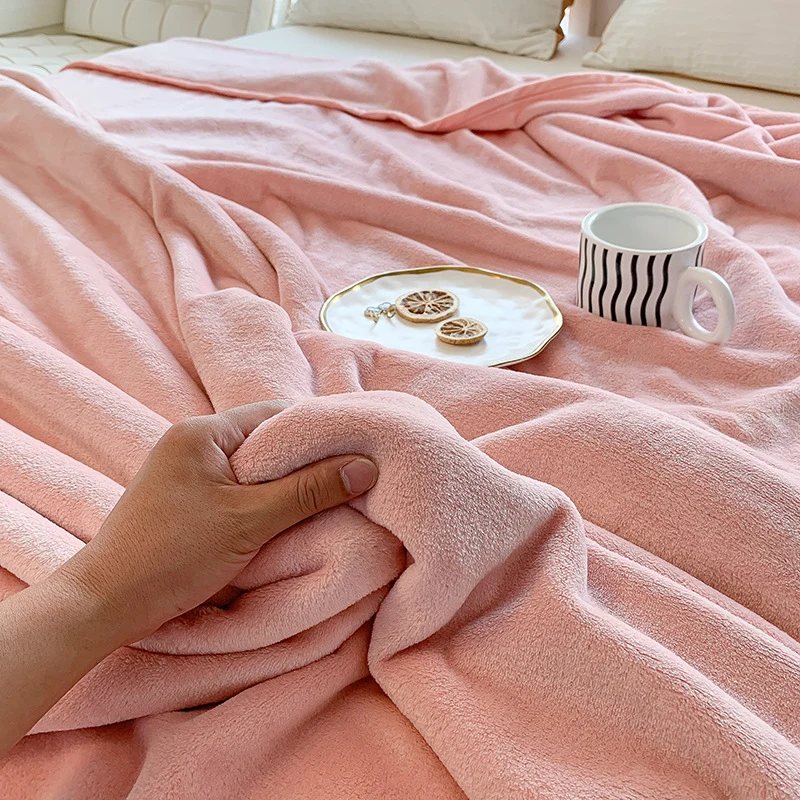 Weiche Plüsch-Fleece-Decke