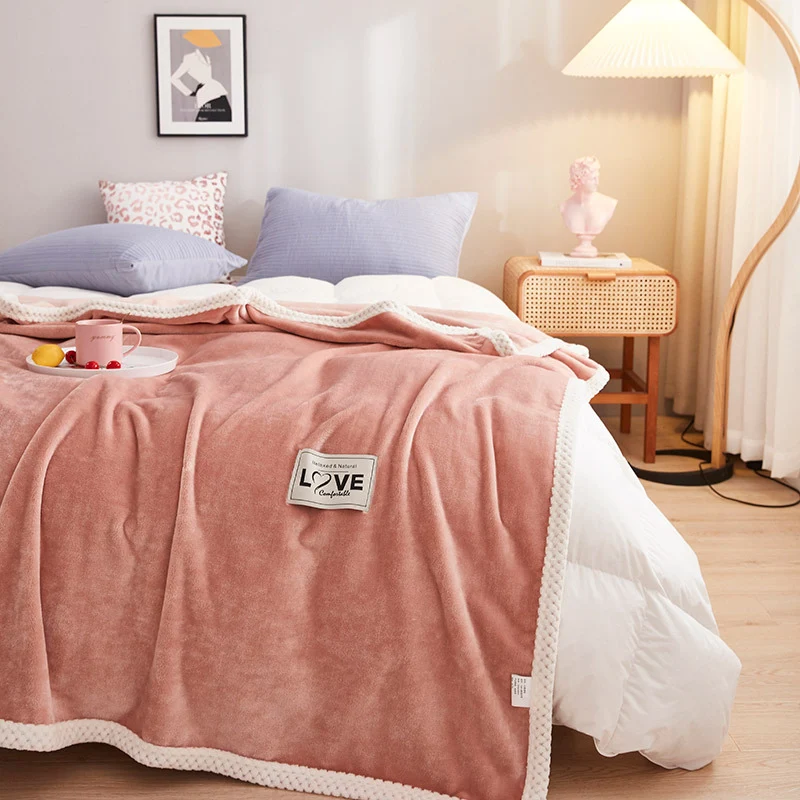 Oversized Samt Wurfdecke