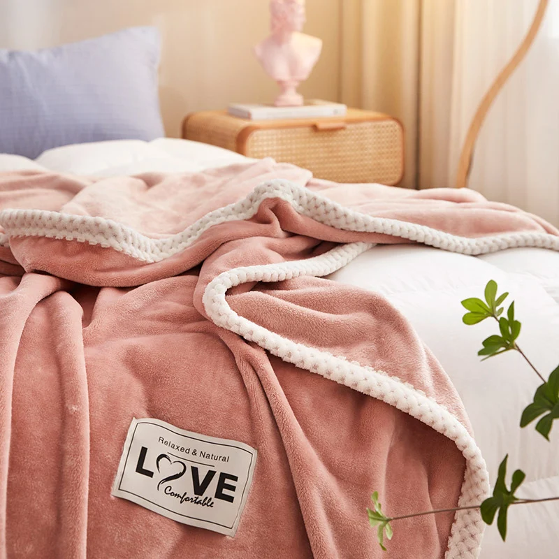 Oversized Samt Wurfdecke