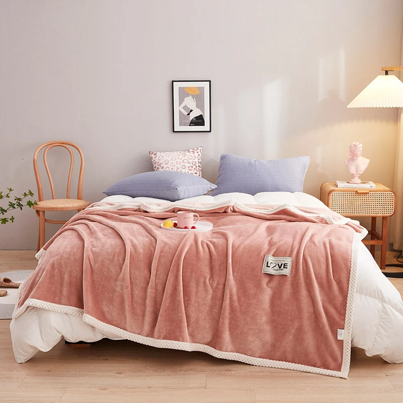 Oversized Samt Wurfdecke