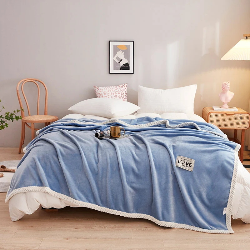 Oversized Samt Wurfdecke