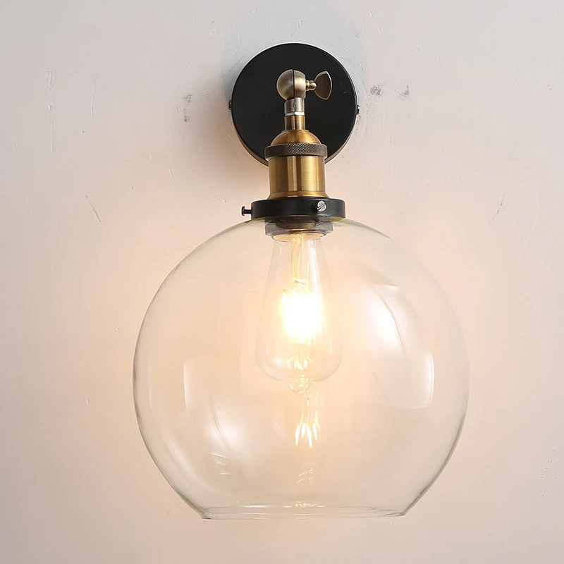 Industrielle Wandlampe