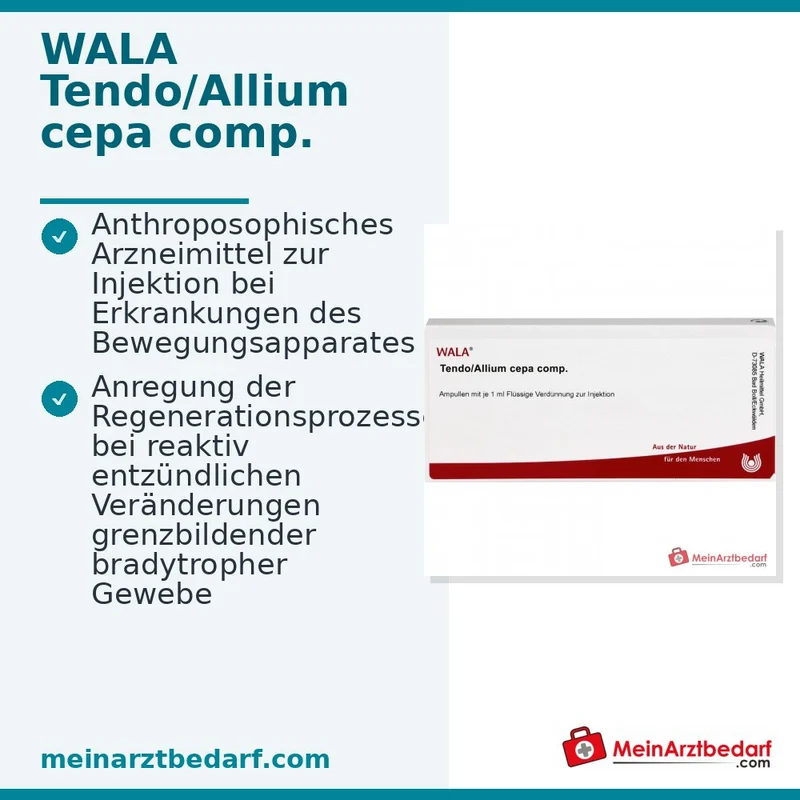 WALA Tendo/Allium cepa comp. Ampullen, 10 x 1 ml