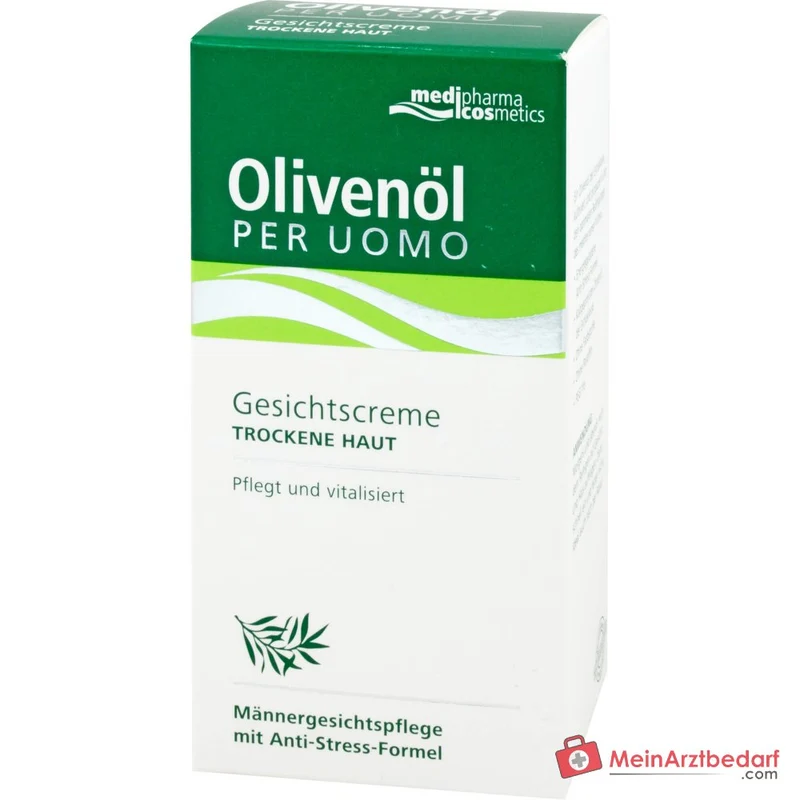 medipharma cosmetics Olivenöl Per Uomo Gesichtscreme, 50 ml