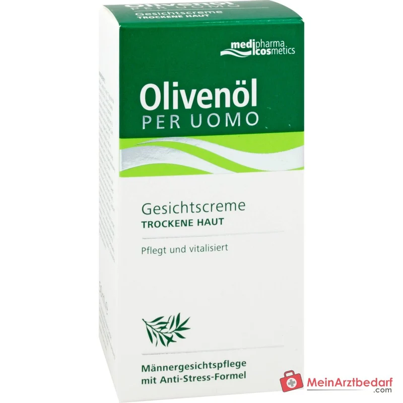 medipharma cosmetics Olivenöl Per Uomo Gesichtscreme, 50 ml