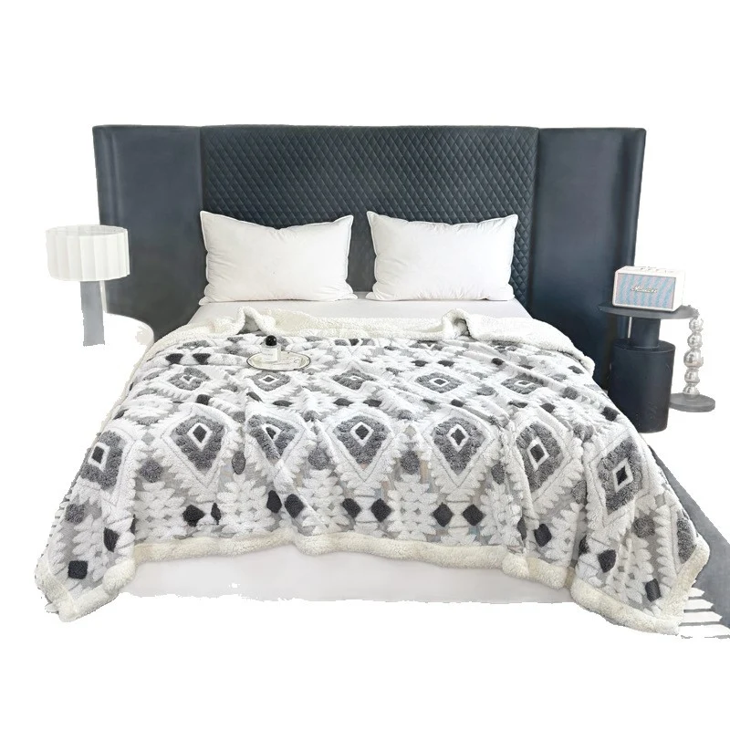 Dekorative Fleece-Wurfdecke