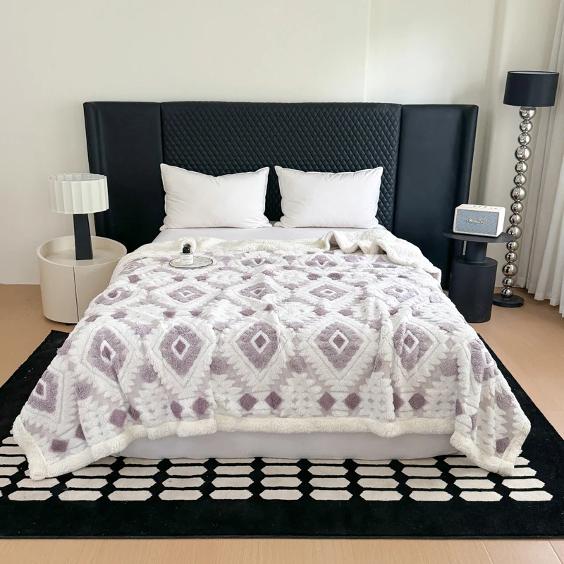 Dekorative Fleece-Wurfdecke