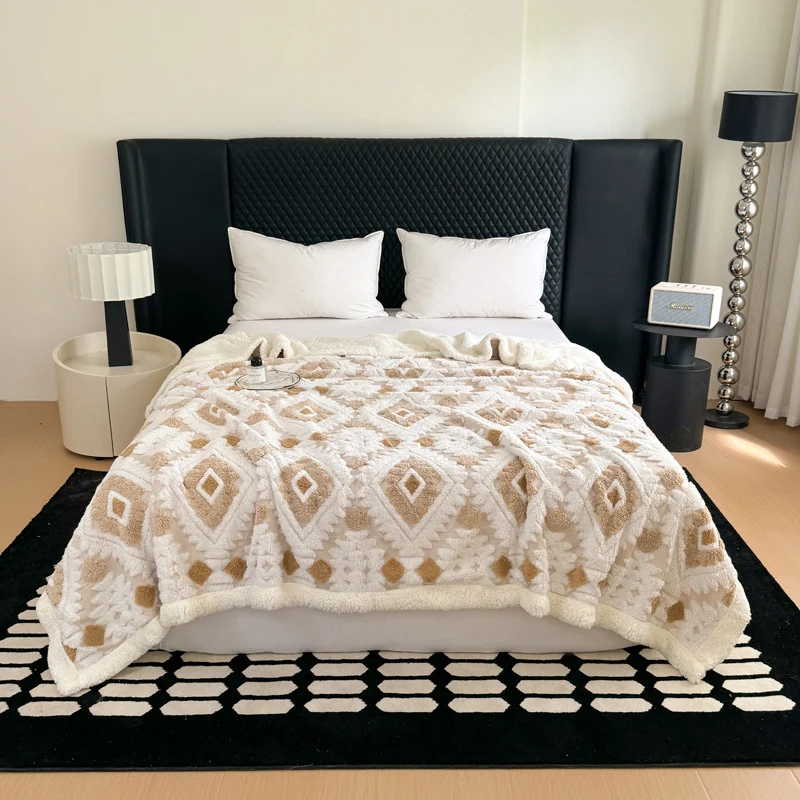 Dekorative Fleece-Wurfdecke