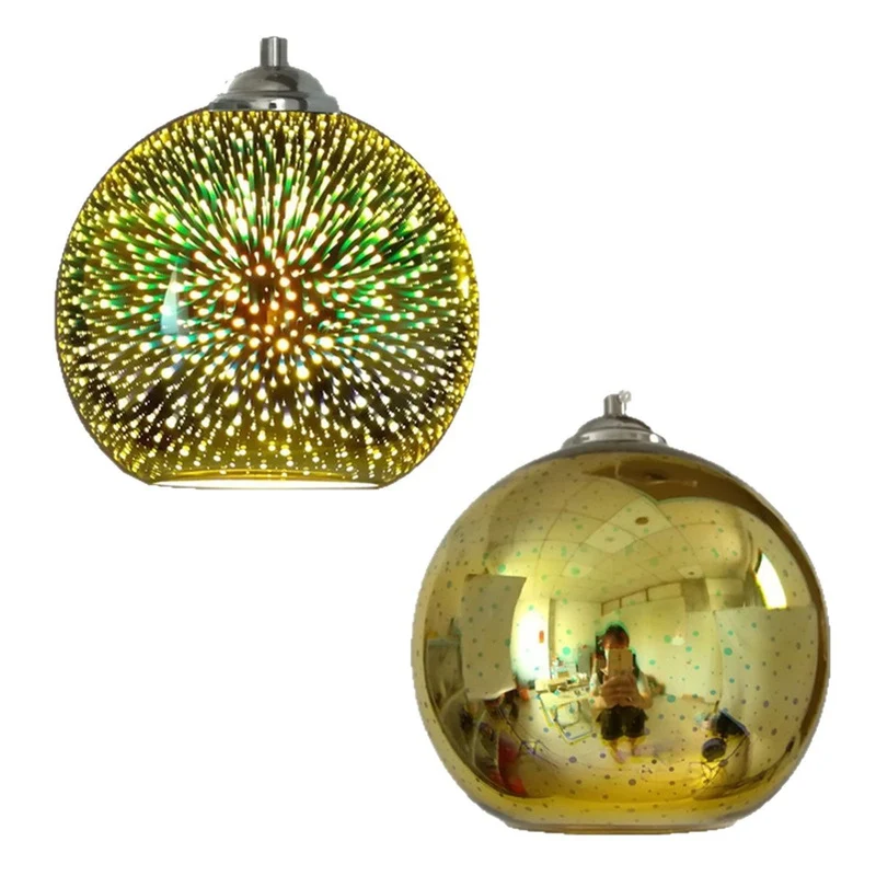 Dekorative Funkelnde Glas Pendelleuchte