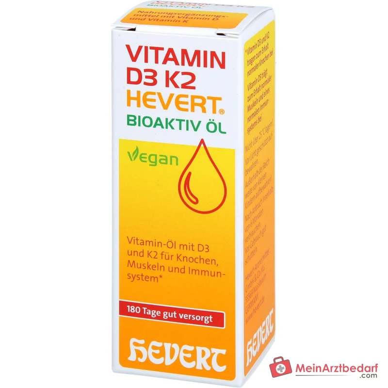 Hevert Vitamin D3 K2 Bioaktiv Öl, 20 ml