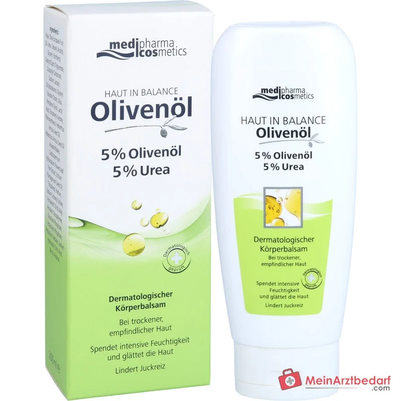 medipharma cosmetics Haut in Balance Olivenöl Dermatologischer Körperbalsam, 200 ml