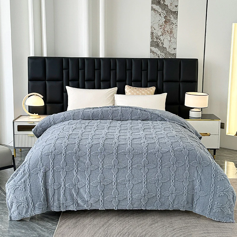 Gemütliche Plüschdecke
