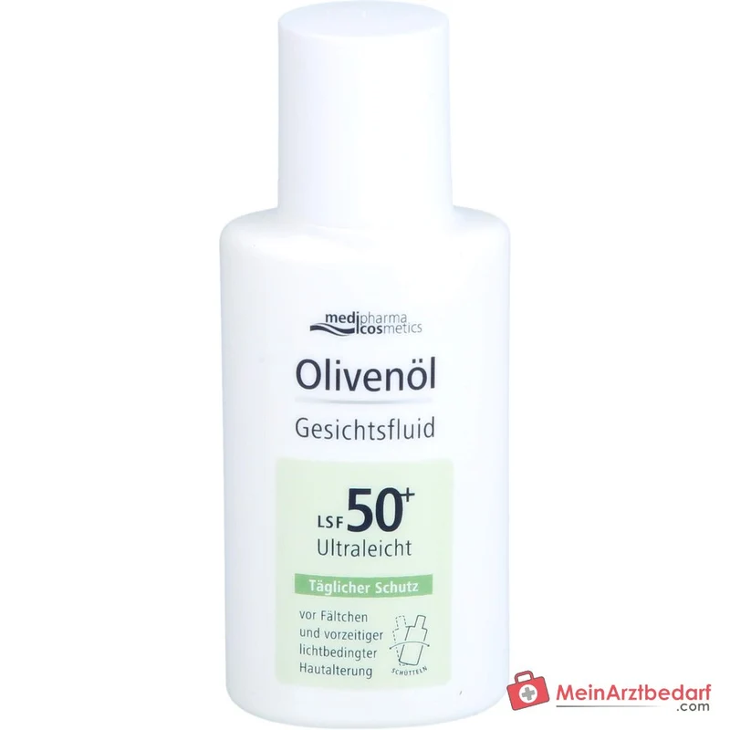 medipharma cosmetics Olivenöl Gesichtsfluid LSF 50+, 50 ml