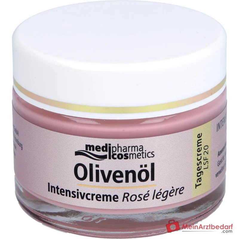 medipharma cosmetics Olivenöl Intensivcreme Rose Legere LSF 20, 50 ml