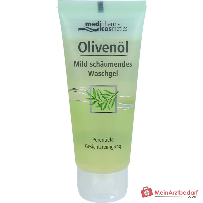 medipharma cosmetics Olivenöl Mild schäumendes Waschgel, 100 ml